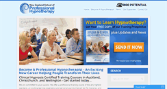 Desktop Screenshot of hypnotherapy-training.co.nz