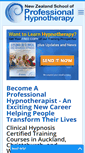 Mobile Screenshot of hypnotherapy-training.co.nz